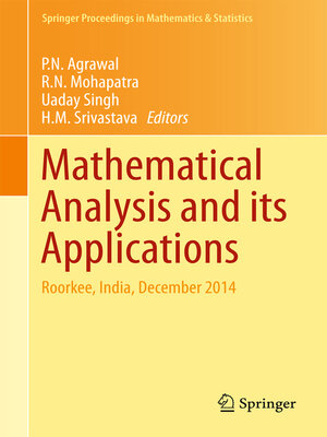 cover image of Mathematical Analysis and its Applications